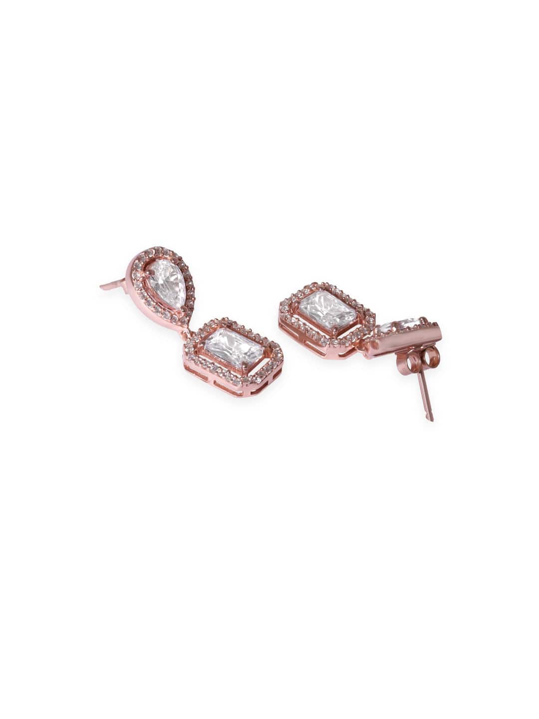 Buy Gold Plated Sterling Silver Rose Flower Earring Studs, Hypoenic &  Nickel Free Earrings for Women Online at desertcartINDIA